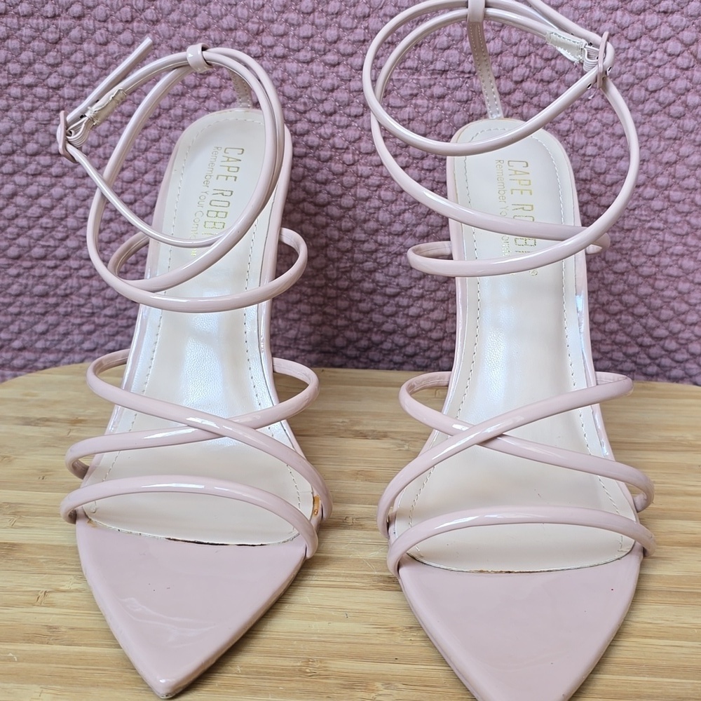 Cape Robbin Ada Sexy Stiletto High Heels Strappy Pointed Open Toe Shoes - Picture 3 of 11